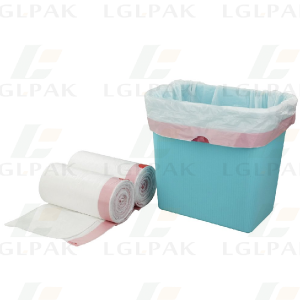 OEM/ODM Manufacturer China Polythene Plastic Draw-String Trash Bag on Roll for Kitchen/Living Room